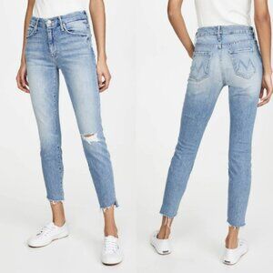 Mother Jeans The Looker Ankle Step Fray Exposed Secret Sister For Women Size 25